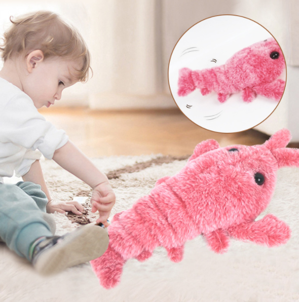 Pet Toys Electric Jumping Shrimp