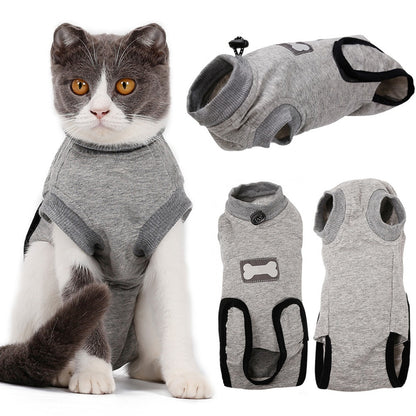 Pet Cat Recovery Clothing