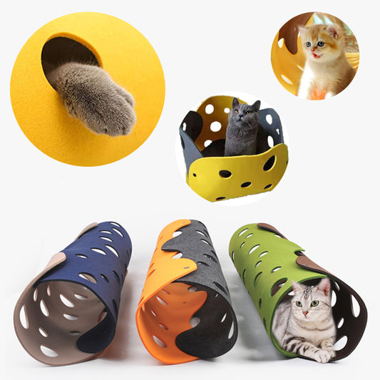 Cat Collapsible Tube House