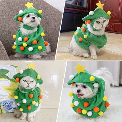 Dog Funny Christmas Tree Clothes