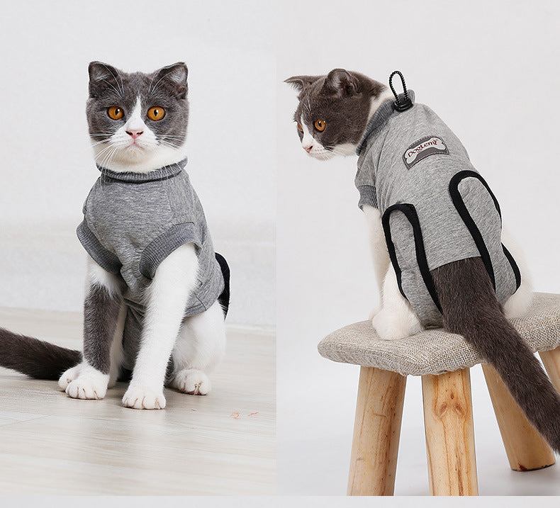 Pet Cat Recovery Clothing