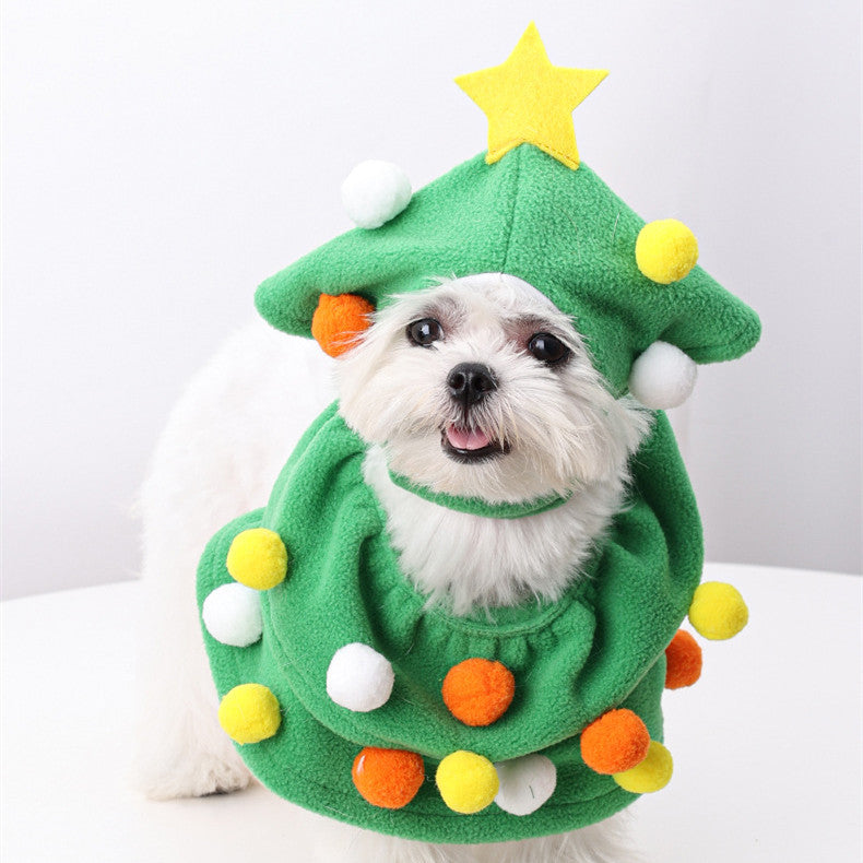 Dog Funny Christmas Tree Clothes