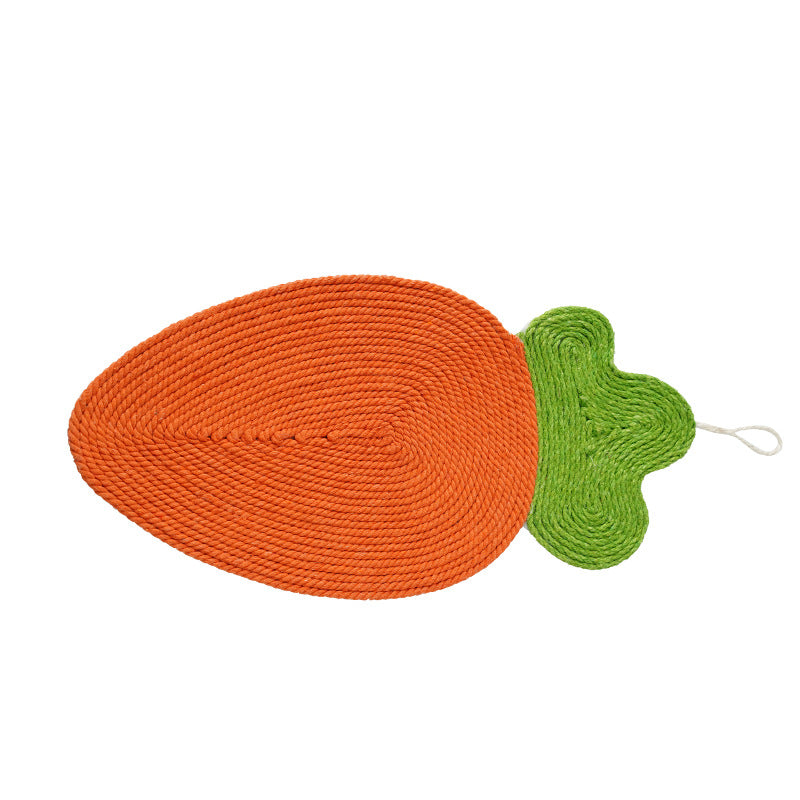 Cat Fruits Linen Mat