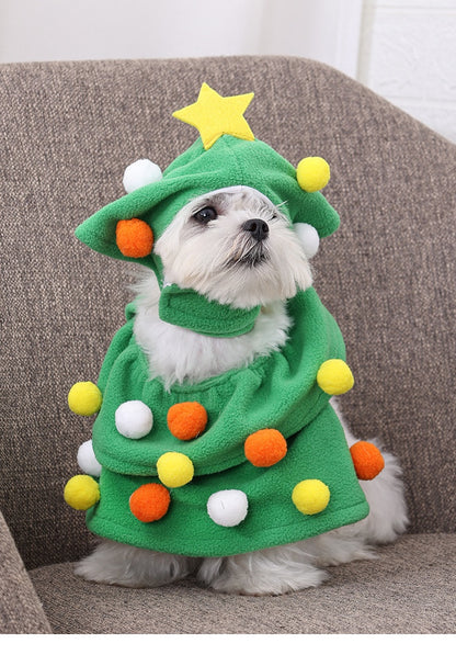 Dog Funny Christmas Tree Clothes