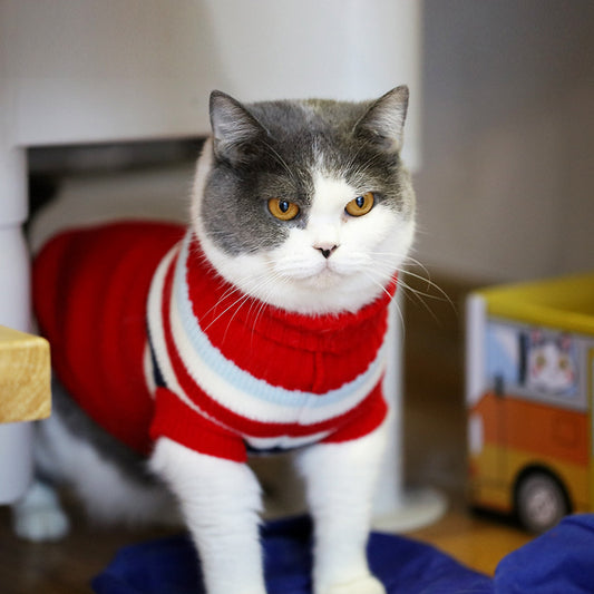 Christmas Cat Dog Sweater Pullover